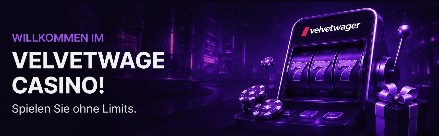 VelvetWager Casino Banner